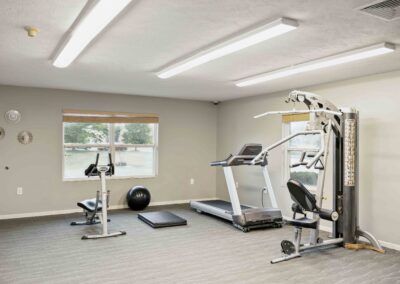 Fitness Room at Madison Lakes